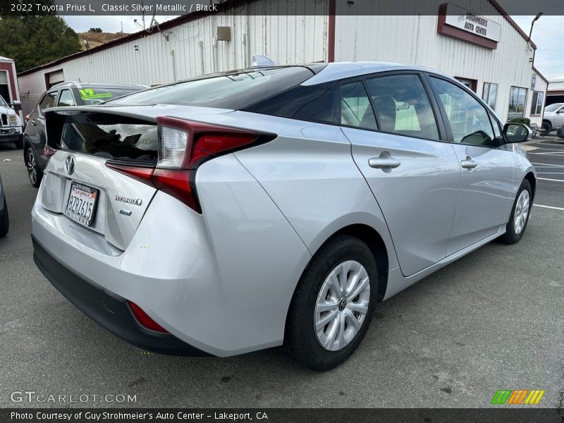 Classic Silver Metallic / Black 2022 Toyota Prius L