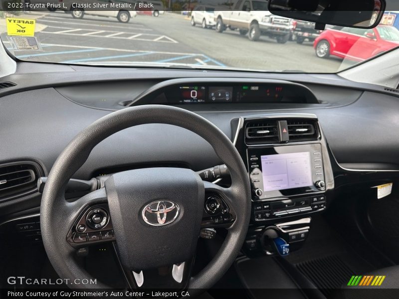 Dashboard of 2022 Prius L