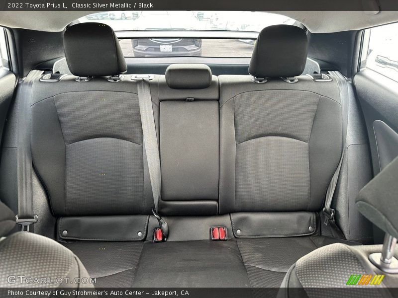 Rear Seat of 2022 Prius L