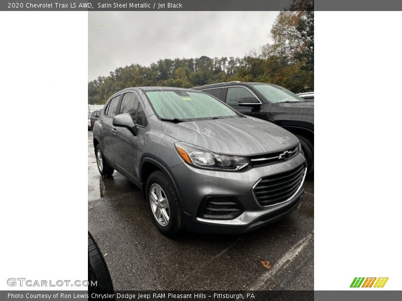 Satin Steel Metallic / Jet Black 2020 Chevrolet Trax LS AWD