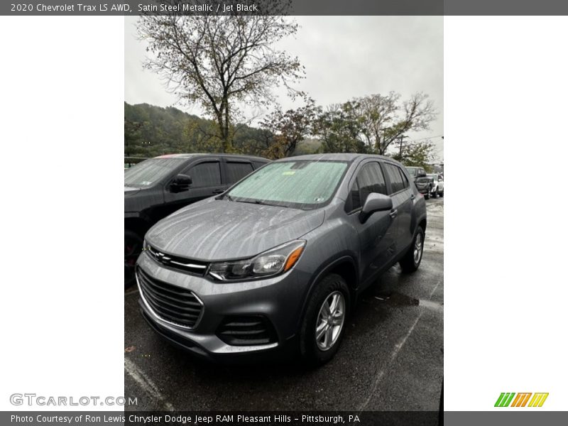 Satin Steel Metallic / Jet Black 2020 Chevrolet Trax LS AWD