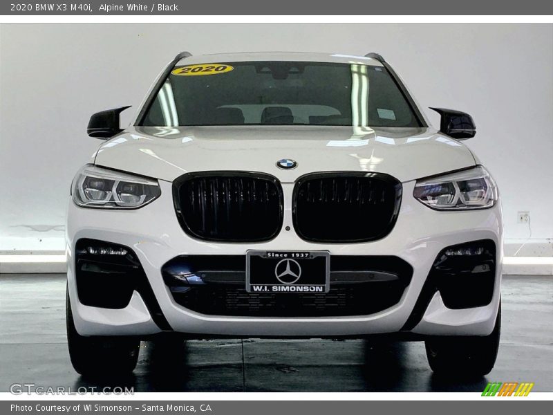  2020 X3 M40i Alpine White
