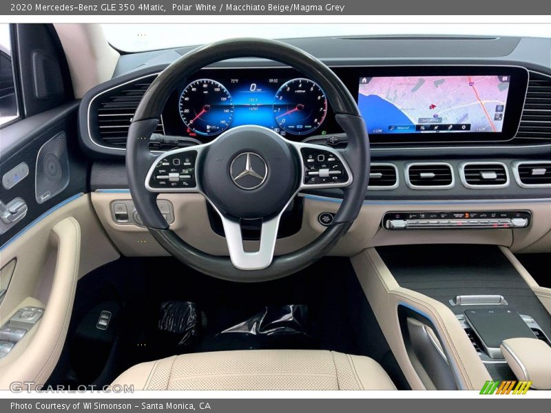 Dashboard of 2020 GLE 350 4Matic