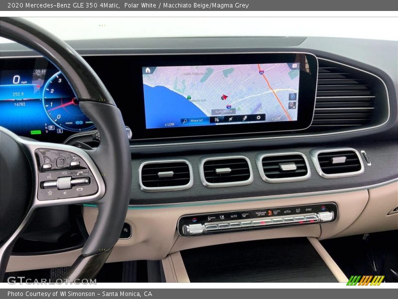 Controls of 2020 GLE 350 4Matic
