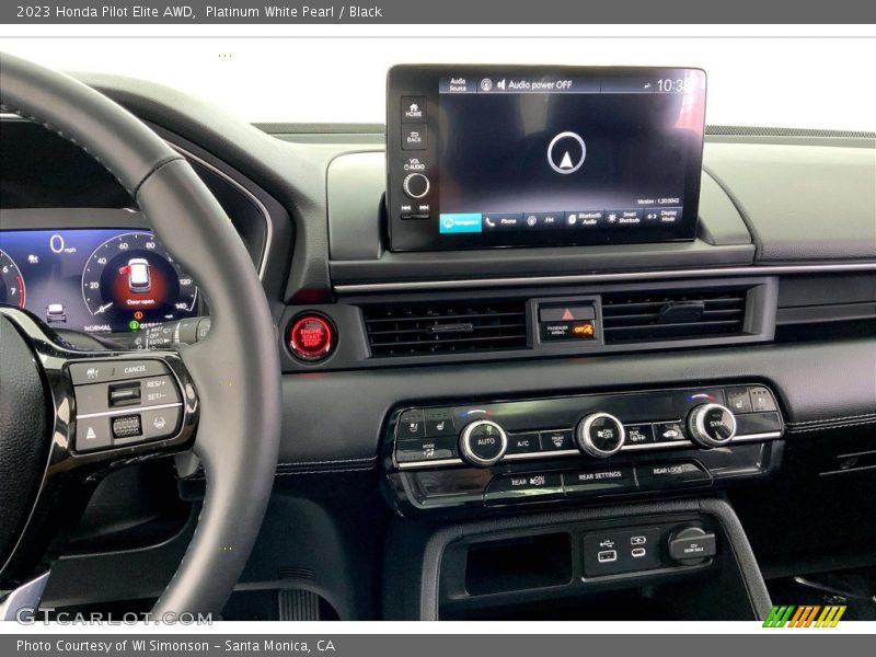 Dashboard of 2023 Pilot Elite AWD