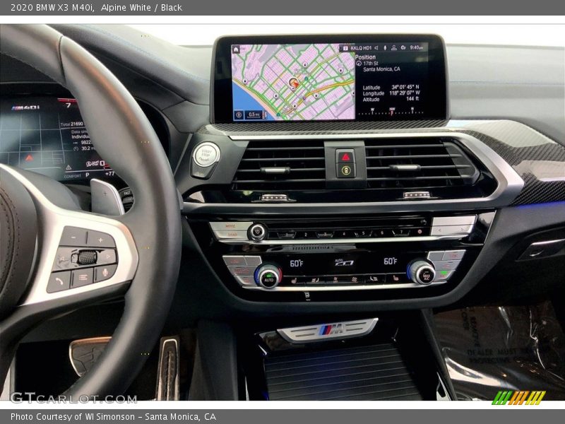 Controls of 2020 X3 M40i