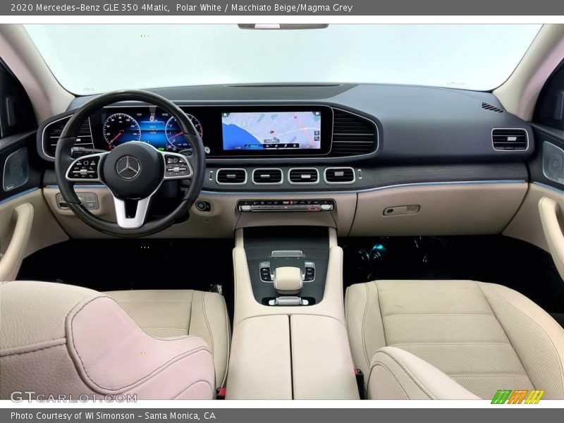 Dashboard of 2020 GLE 350 4Matic