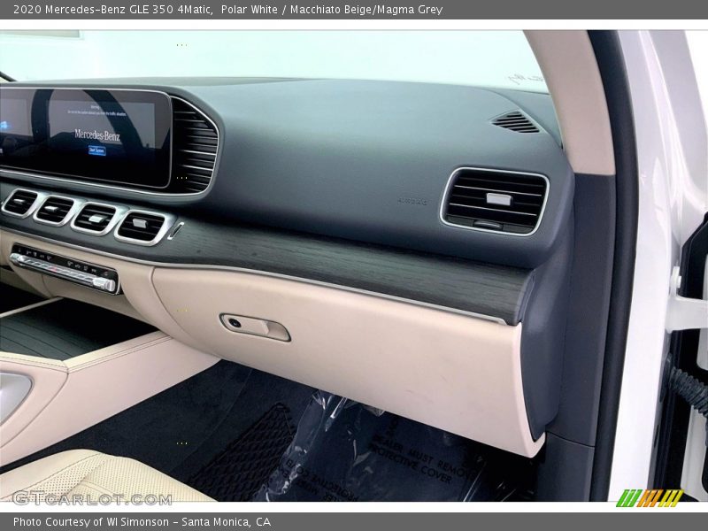 Dashboard of 2020 GLE 350 4Matic