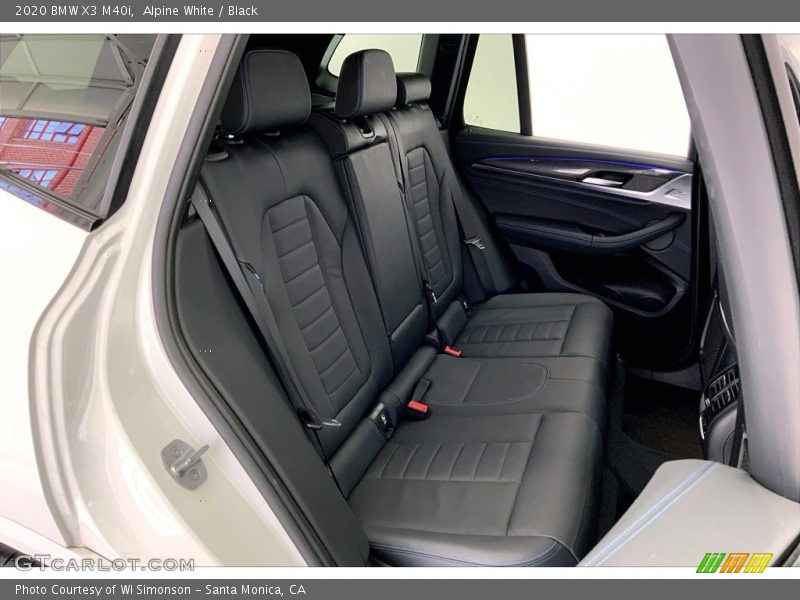 Rear Seat of 2020 X3 M40i