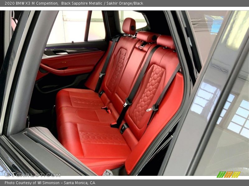 Rear Seat of 2020 X3 M Competition