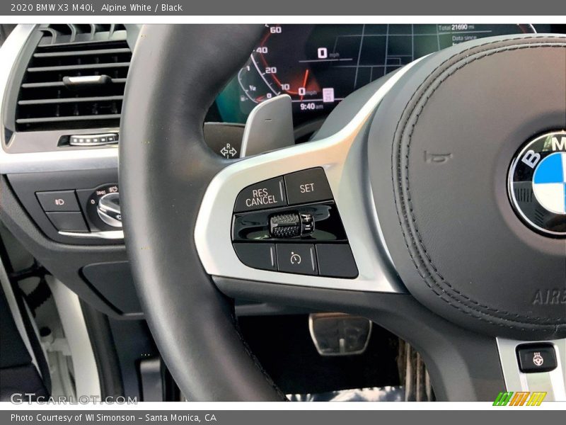  2020 X3 M40i Steering Wheel