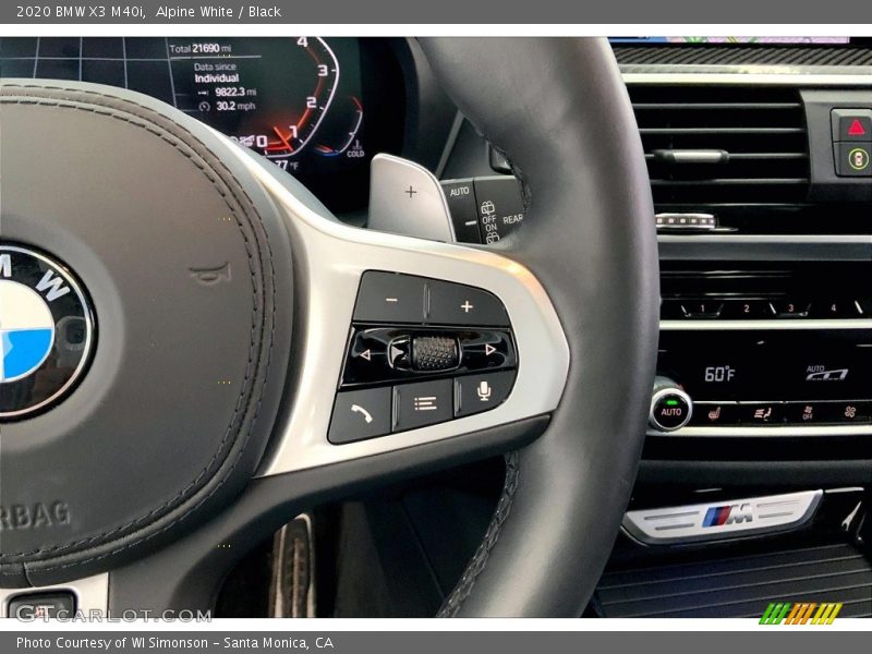  2020 X3 M40i Steering Wheel