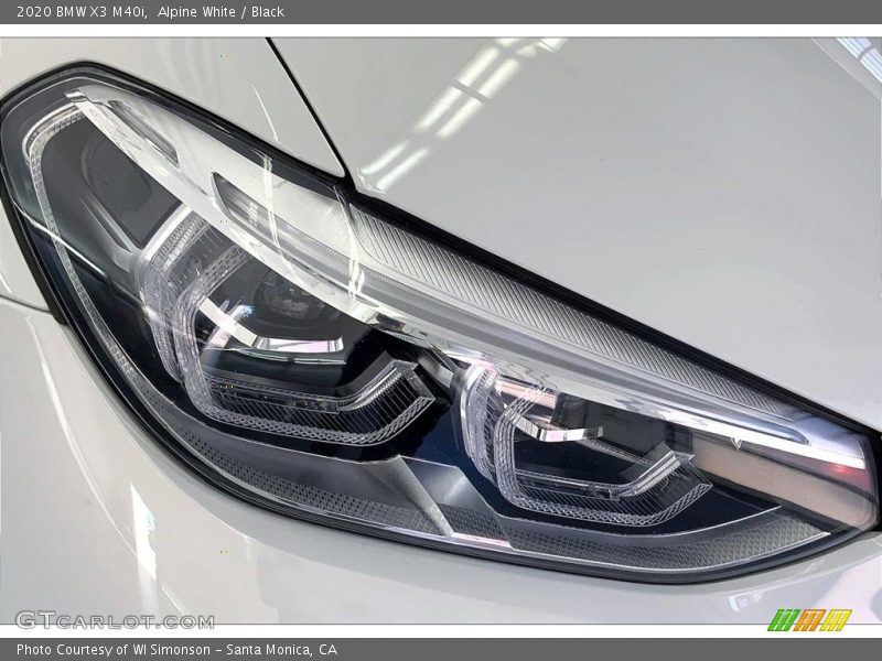 Alpine White / Black 2020 BMW X3 M40i