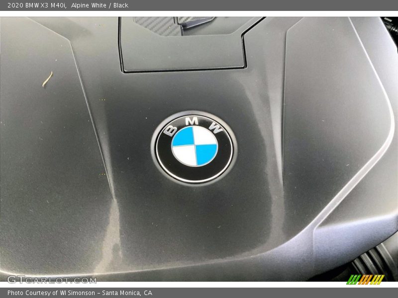 Alpine White / Black 2020 BMW X3 M40i