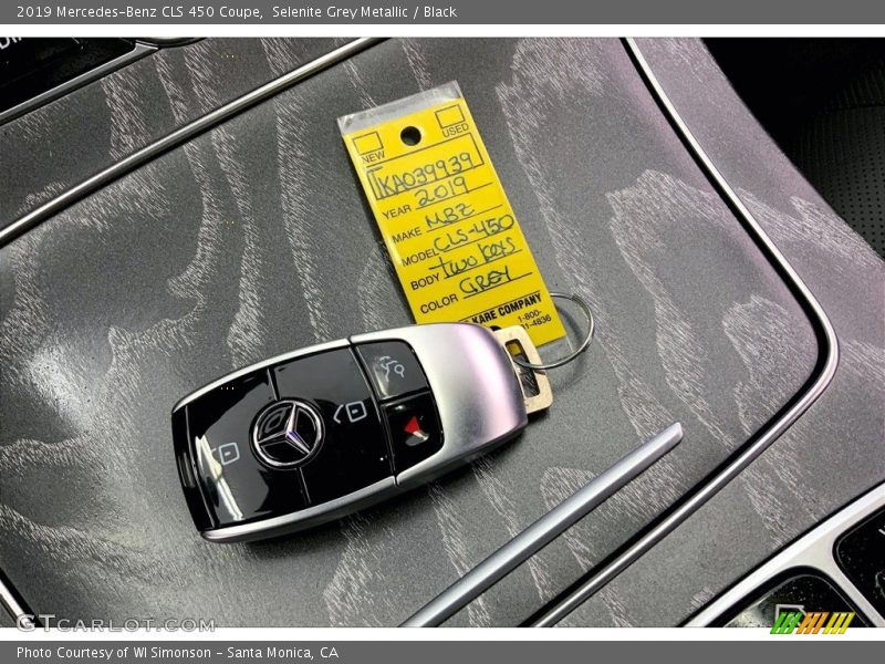 Selenite Grey Metallic / Black 2019 Mercedes-Benz CLS 450 Coupe