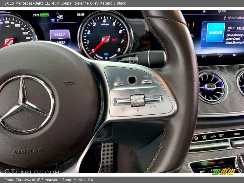 Selenite Grey Metallic / Black 2019 Mercedes-Benz CLS 450 Coupe