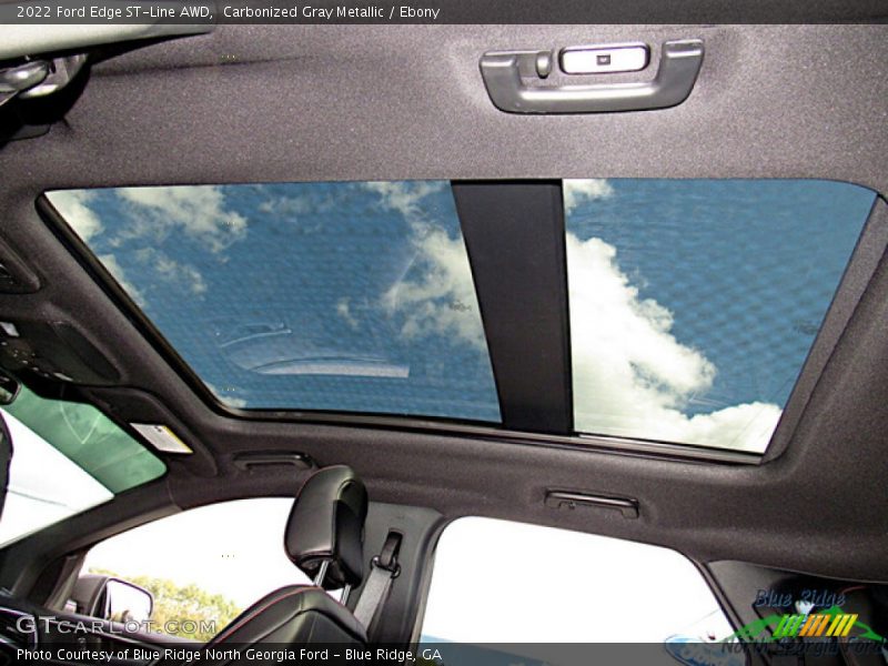 Sunroof of 2022 Edge ST-Line AWD