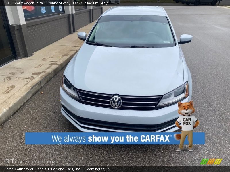 White Silver / Black/Palladium Gray 2017 Volkswagen Jetta S