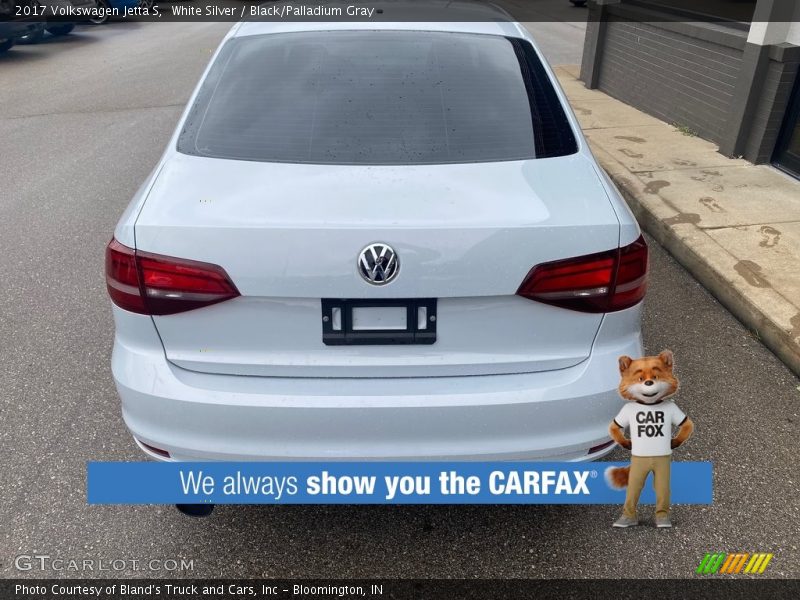 White Silver / Black/Palladium Gray 2017 Volkswagen Jetta S