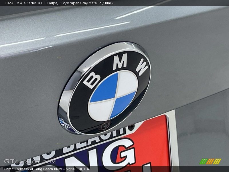 Skyscraper Gray Metallic / Black 2024 BMW 4 Series 430i Coupe