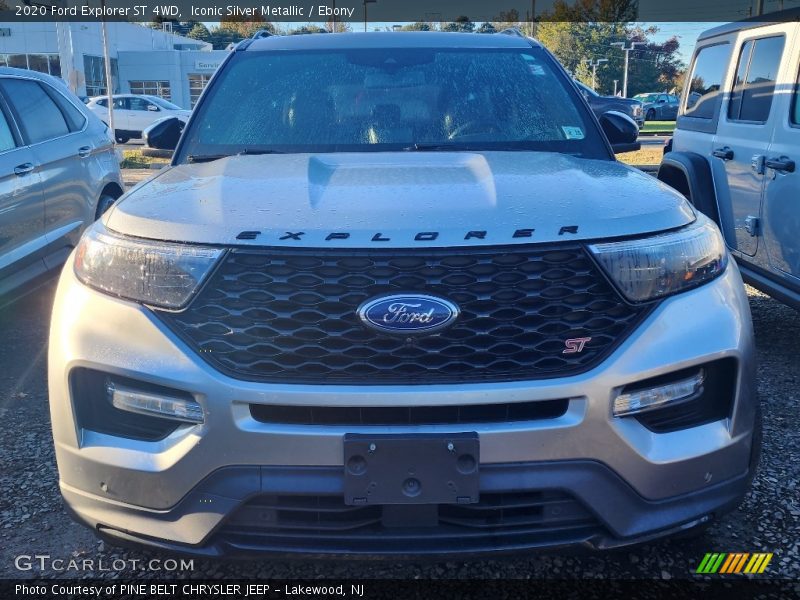 Iconic Silver Metallic / Ebony 2020 Ford Explorer ST 4WD