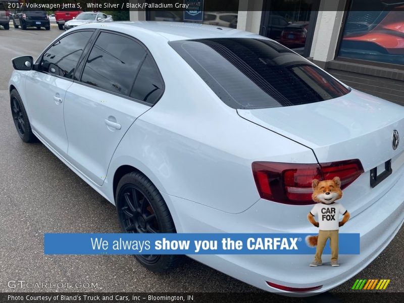 White Silver / Black/Palladium Gray 2017 Volkswagen Jetta S