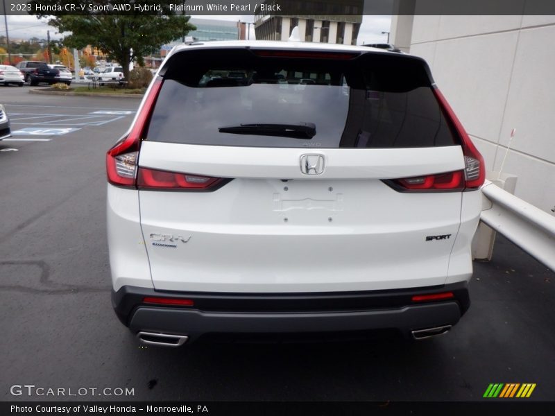 Platinum White Pearl / Black 2023 Honda CR-V Sport AWD Hybrid