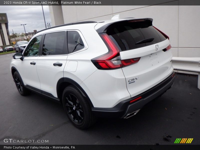 Platinum White Pearl / Black 2023 Honda CR-V Sport AWD Hybrid
