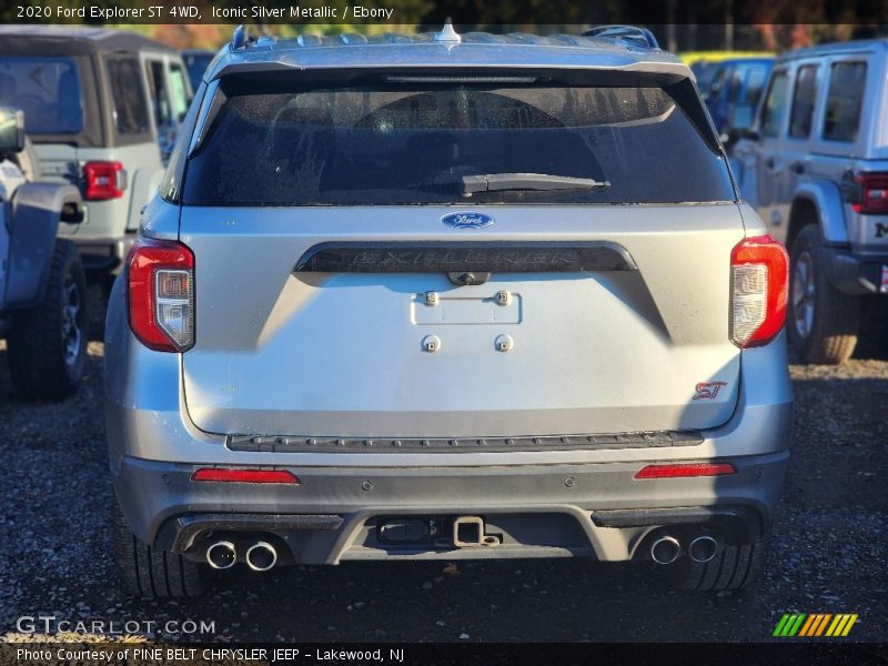 Iconic Silver Metallic / Ebony 2020 Ford Explorer ST 4WD