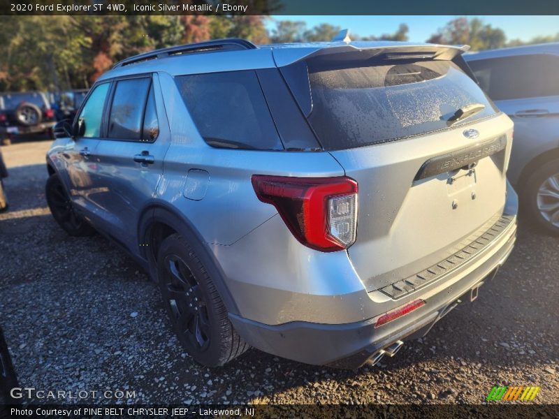 Iconic Silver Metallic / Ebony 2020 Ford Explorer ST 4WD