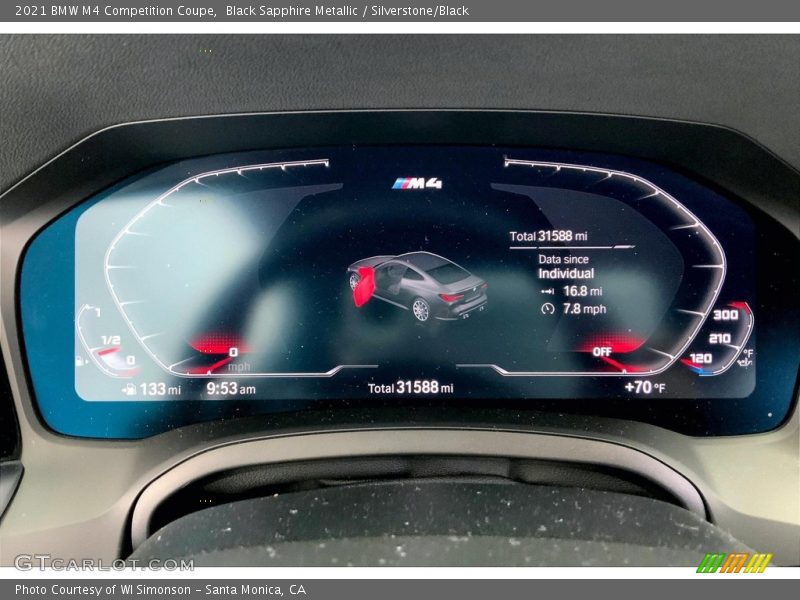  2021 M4 Competition Coupe Competition Coupe Gauges