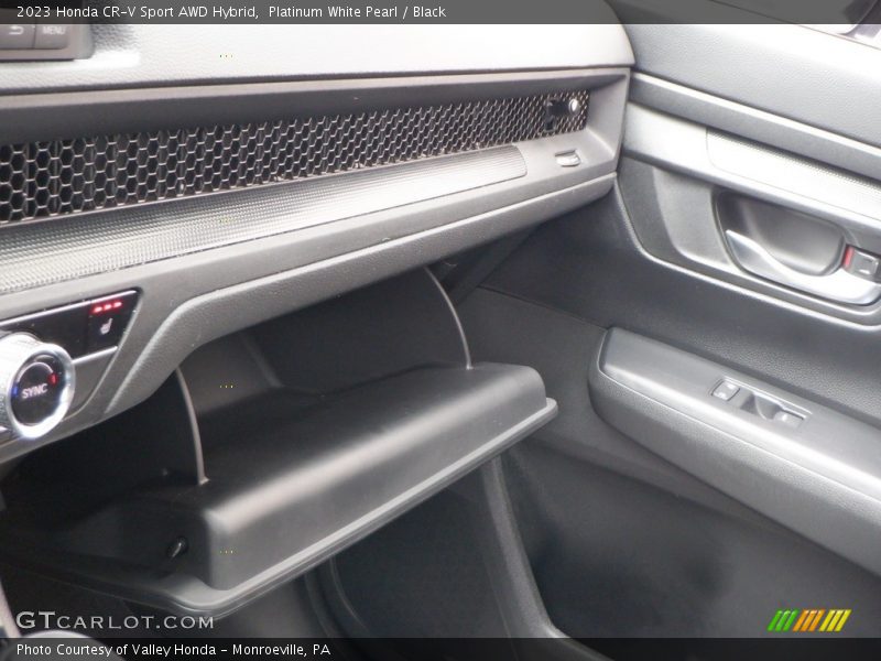 Platinum White Pearl / Black 2023 Honda CR-V Sport AWD Hybrid