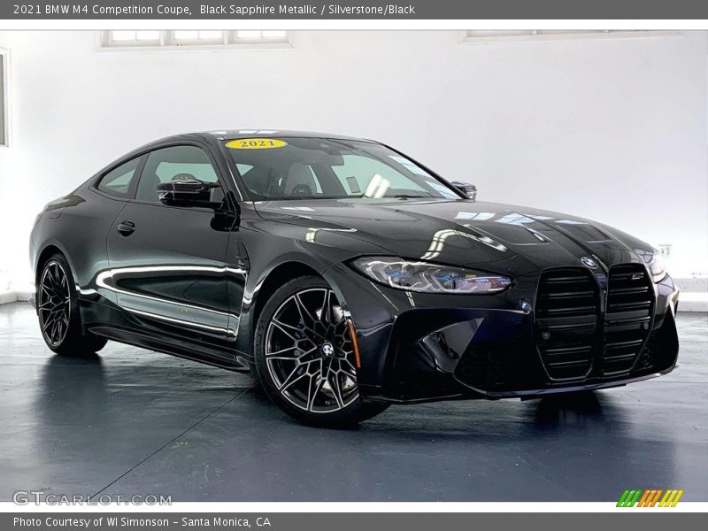 Front 3/4 View of 2021 M4 Competition Coupe