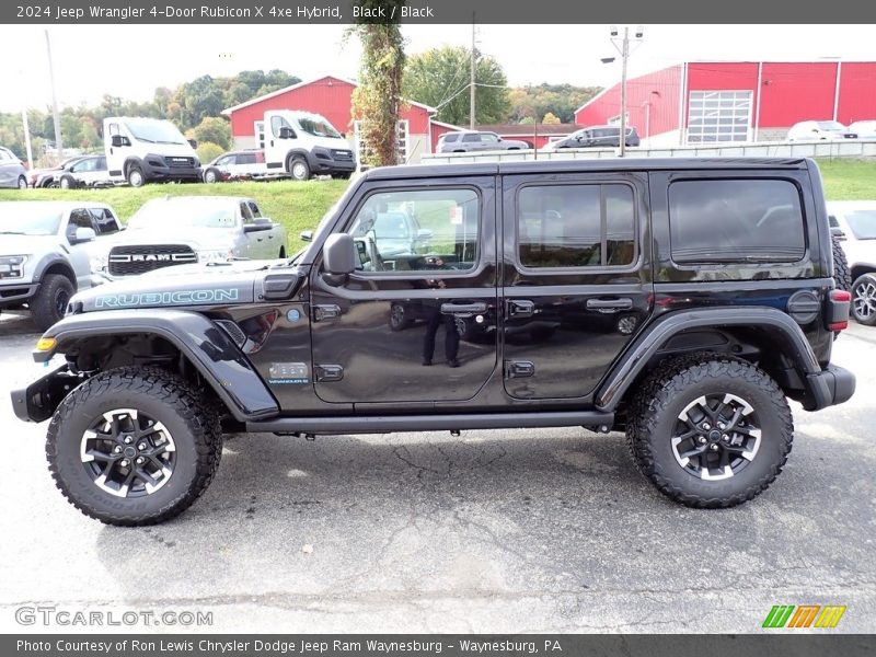  2024 Wrangler 4-Door Rubicon X 4xe Hybrid Black