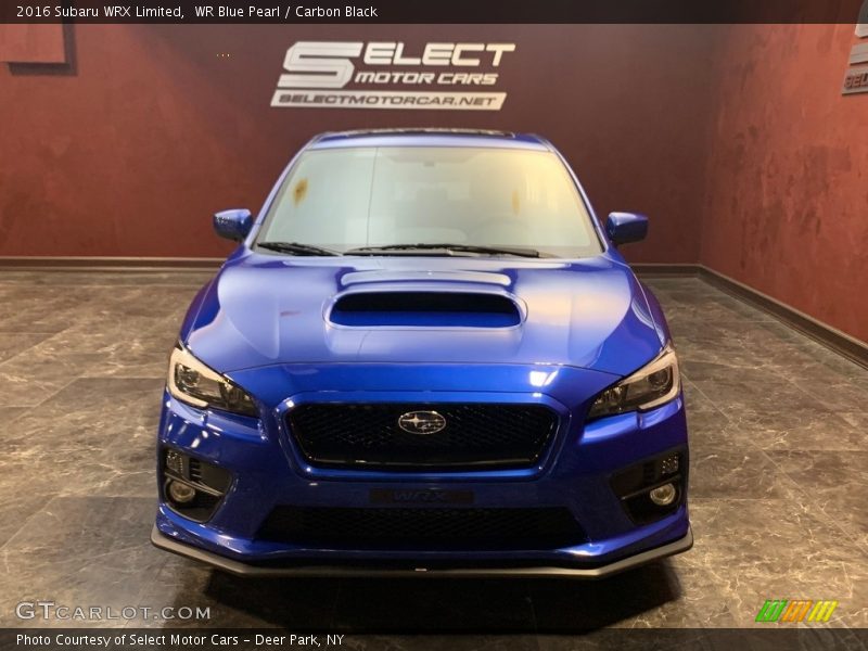 WR Blue Pearl / Carbon Black 2016 Subaru WRX Limited