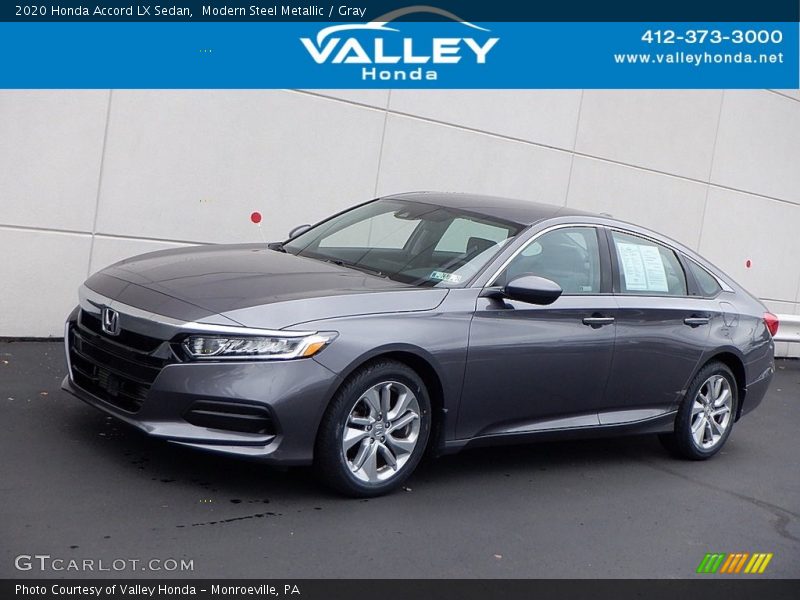 Modern Steel Metallic / Gray 2020 Honda Accord LX Sedan