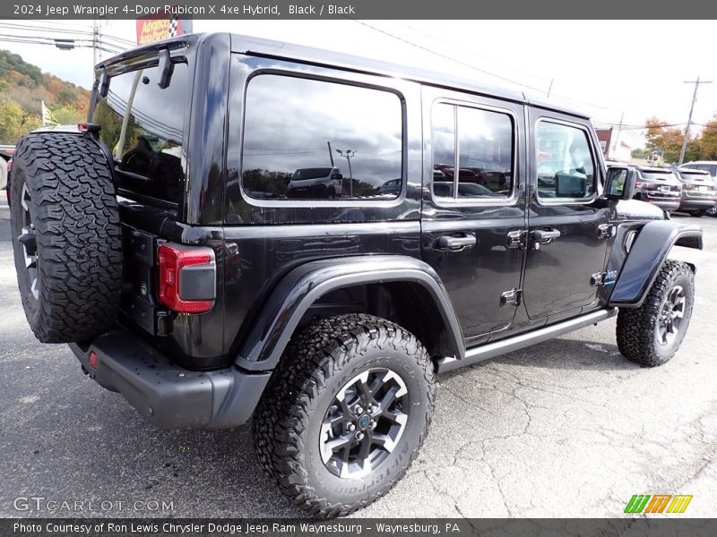  2024 Wrangler 4-Door Rubicon X 4xe Hybrid Black