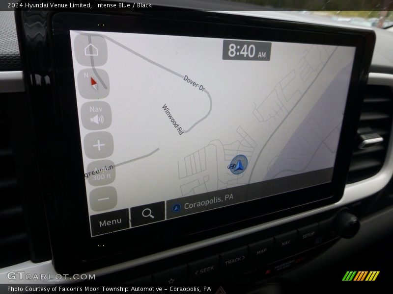Intense Blue / Black 2024 Hyundai Venue Limited