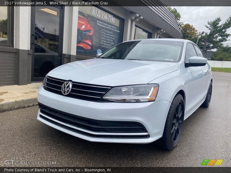 White Silver / Black/Palladium Gray 2017 Volkswagen Jetta S