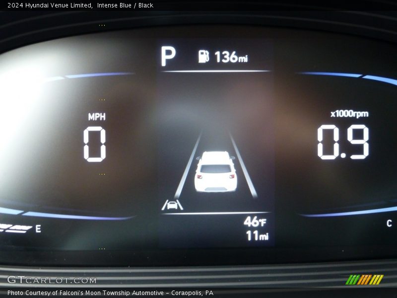 Intense Blue / Black 2024 Hyundai Venue Limited