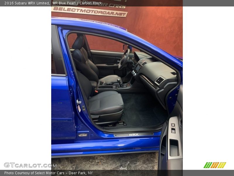 WR Blue Pearl / Carbon Black 2016 Subaru WRX Limited