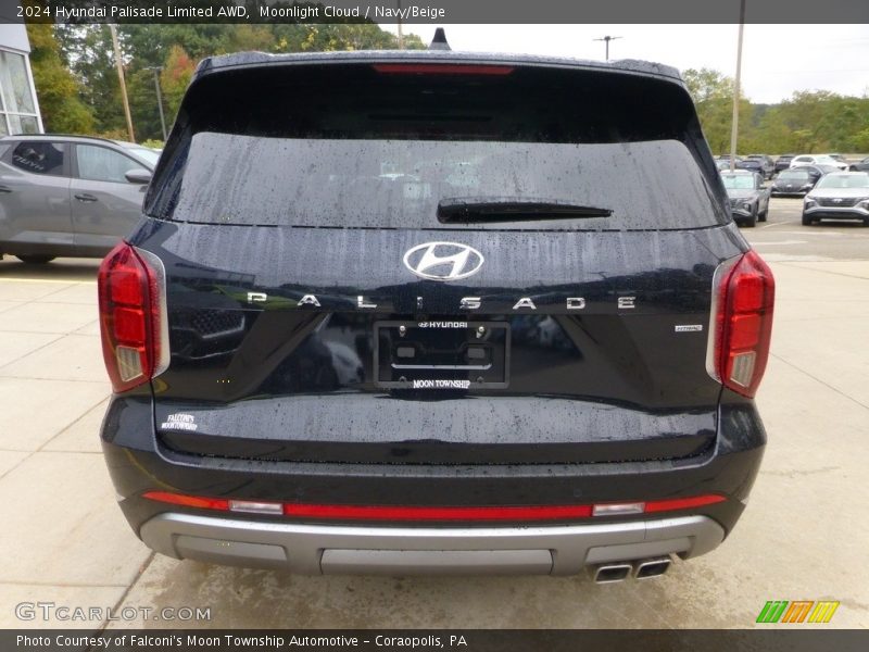 Moonlight Cloud / Navy/Beige 2024 Hyundai Palisade Limited AWD