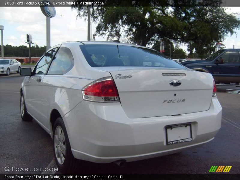 Oxford White / Medium Stone 2008 Ford Focus S Coupe
