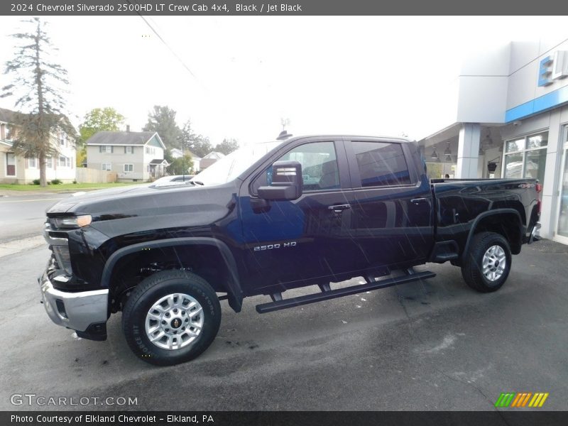 Black / Jet Black 2024 Chevrolet Silverado 2500HD LT Crew Cab 4x4