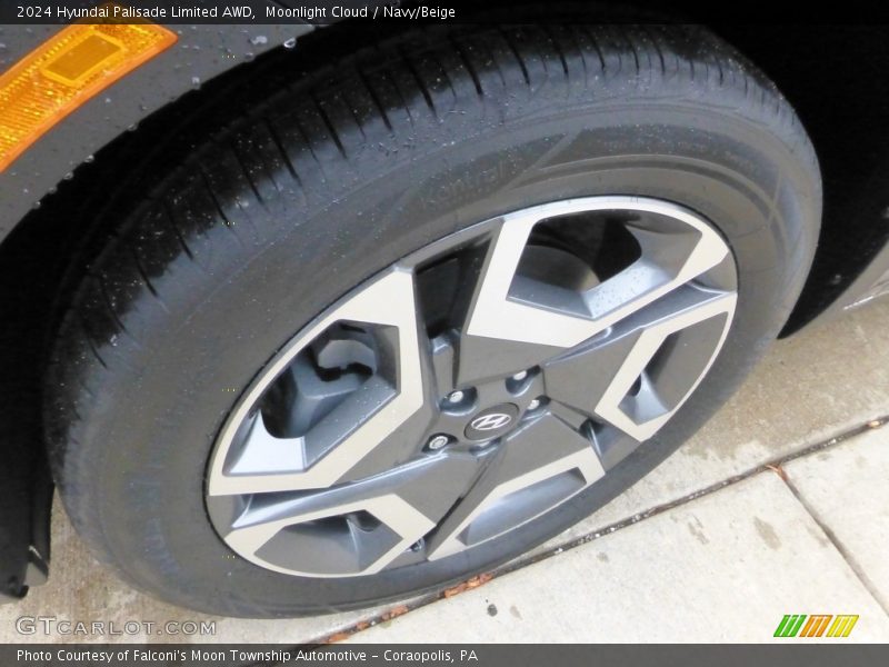 Moonlight Cloud / Navy/Beige 2024 Hyundai Palisade Limited AWD