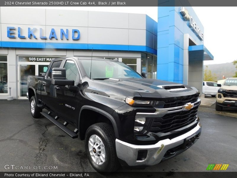 Black / Jet Black 2024 Chevrolet Silverado 2500HD LT Crew Cab 4x4