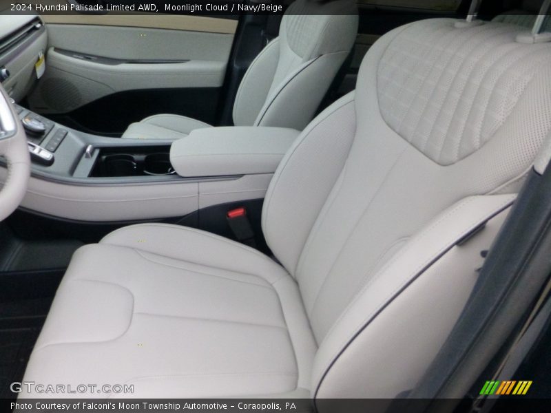 Moonlight Cloud / Navy/Beige 2024 Hyundai Palisade Limited AWD