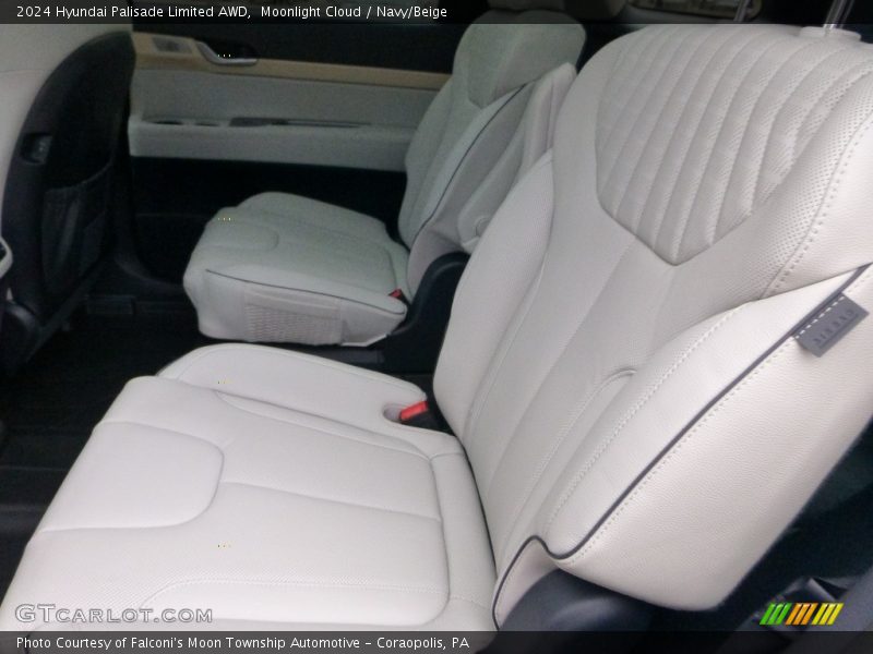 Moonlight Cloud / Navy/Beige 2024 Hyundai Palisade Limited AWD