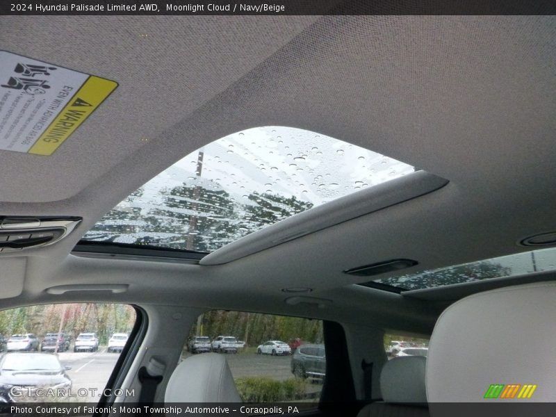 Moonlight Cloud / Navy/Beige 2024 Hyundai Palisade Limited AWD