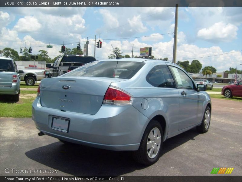 Light Ice Blue Metallic / Medium Stone 2008 Ford Focus S Coupe